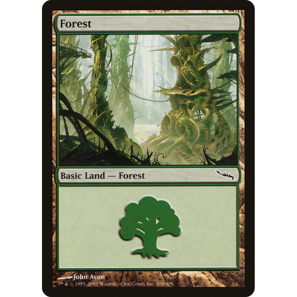 Forest (306) (MRD-306) - Mirrodin Foil