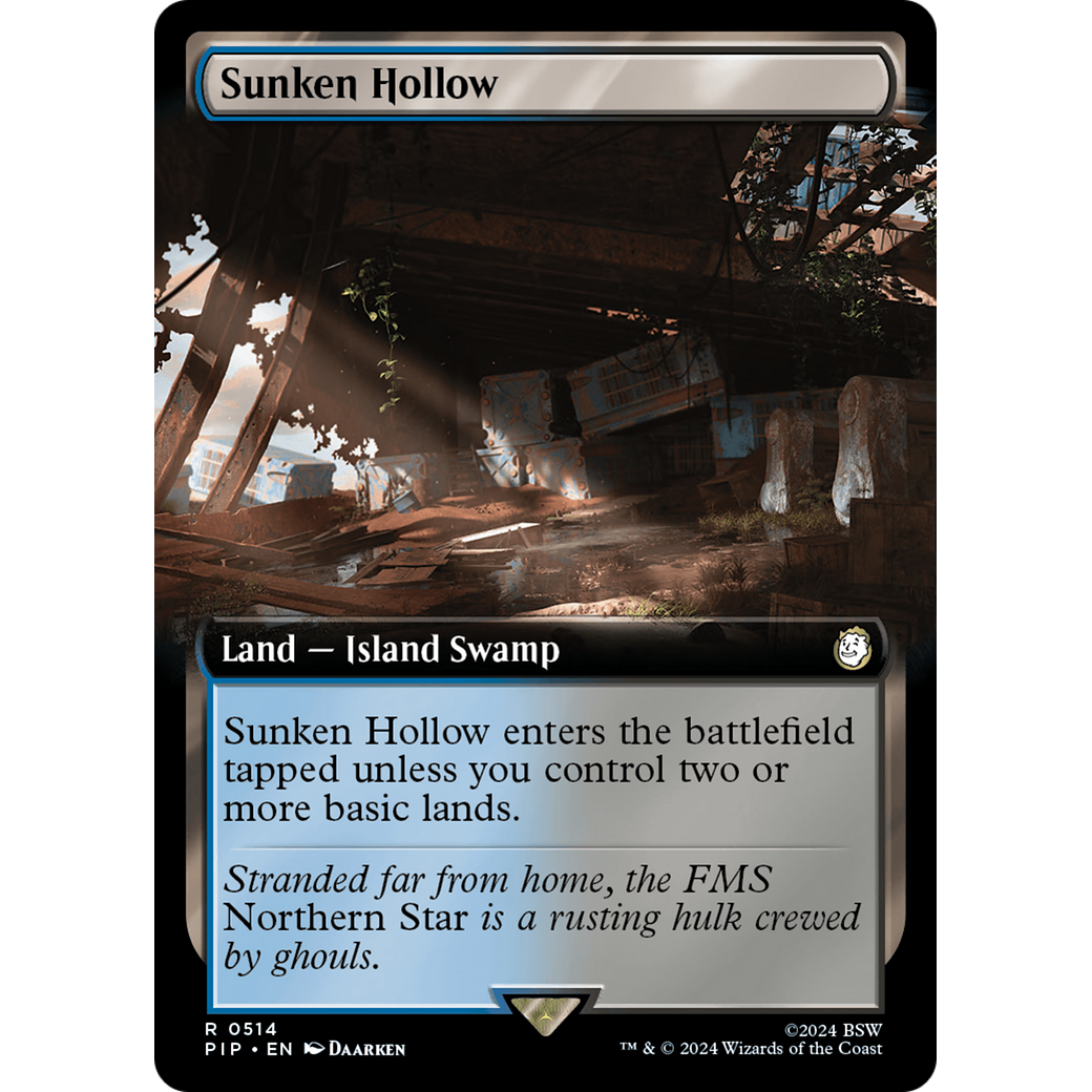 Sunken Hollow (PIP-514) - Fallout: (Extended Art) Foil
