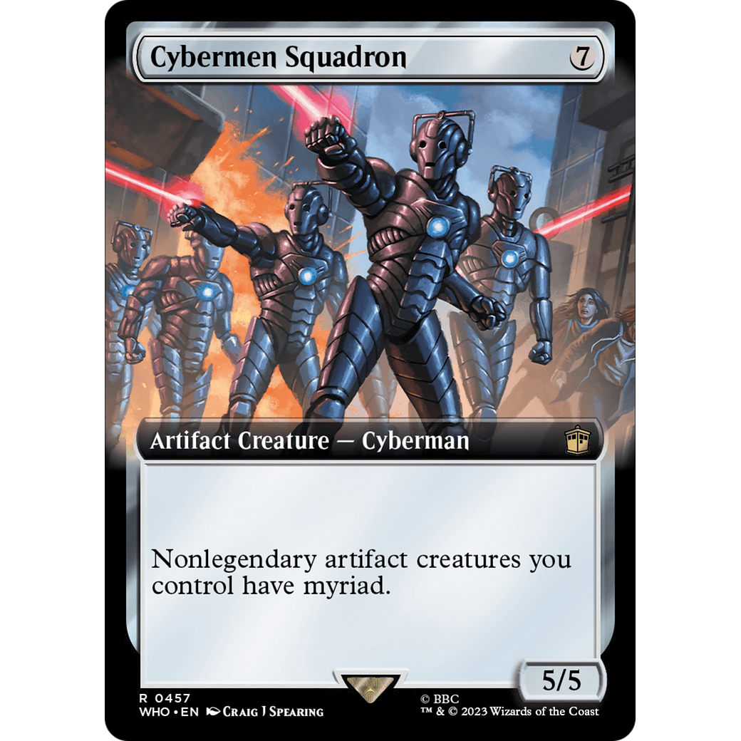 Cybermen Squadron (Extended Art) (WHO-457) - Doctor Who: (Extended Art)