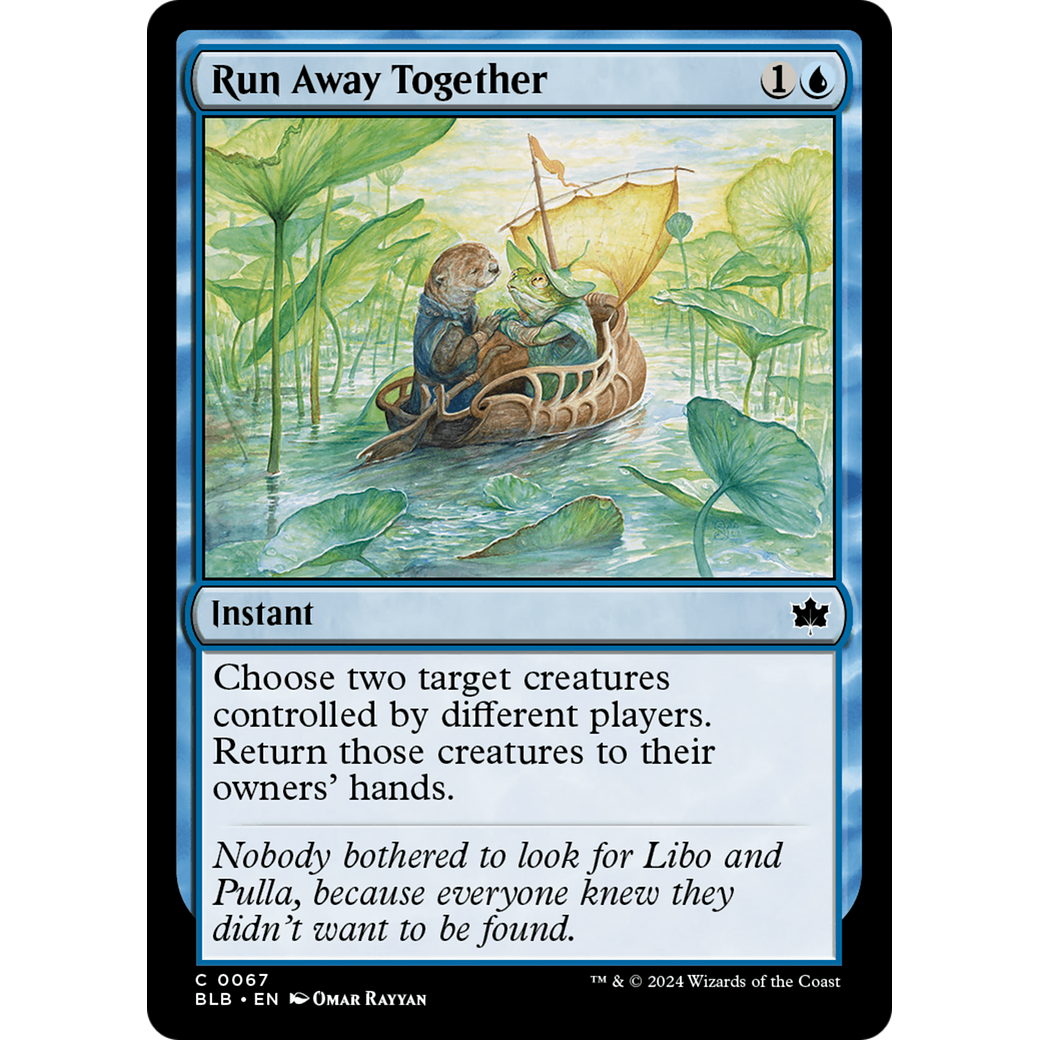 Run Away Together (BLB-067) - Bloomburrow Foil