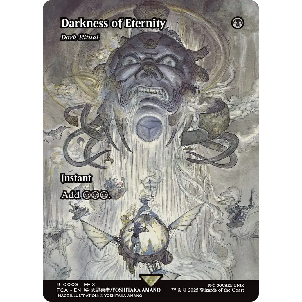 Darkness of Eternity - Dark Ritual (Showcase) (FCA-008) - FINAL FANTASY: Through the Ages / Darkness of Eternity (Borderless) Foil