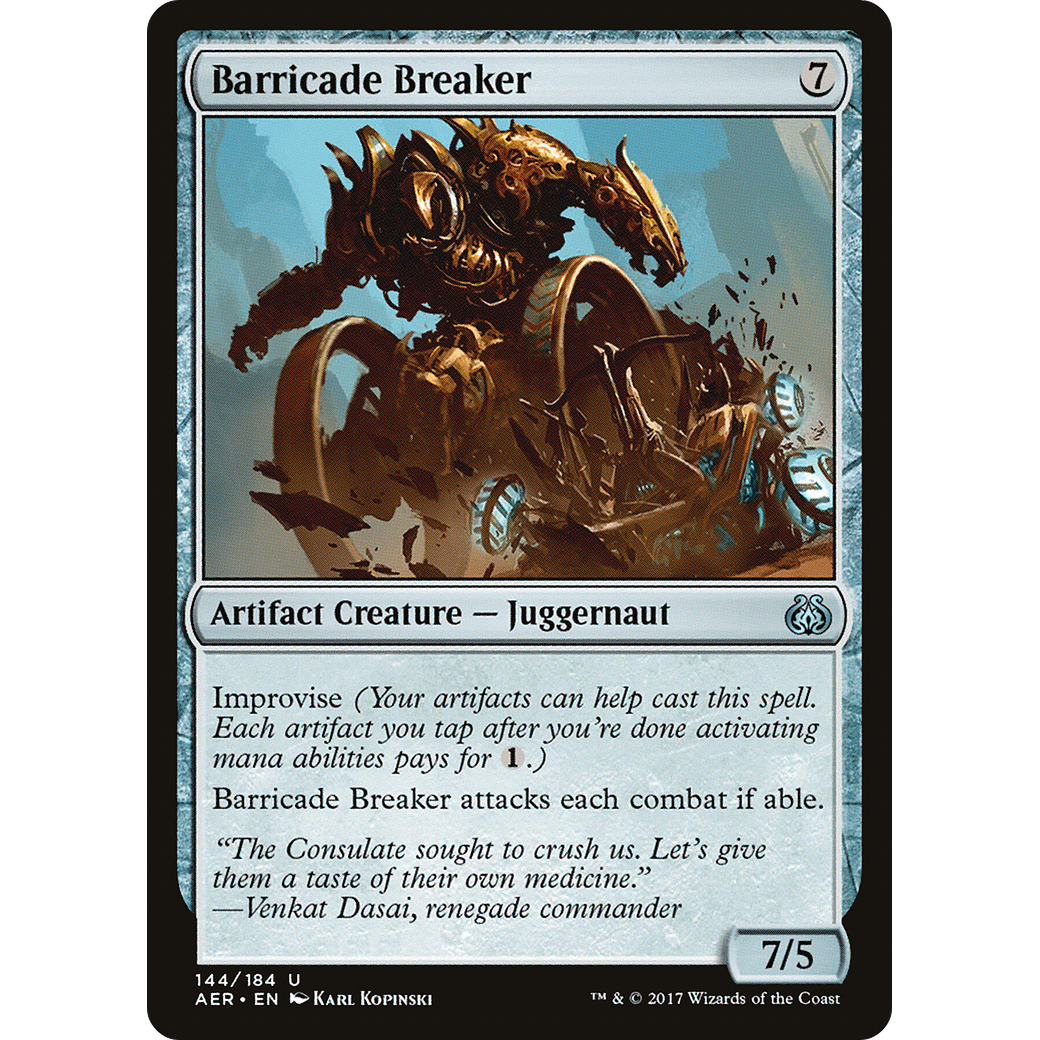Barricade Breaker (AER-144) - Aether Revolt Foil
