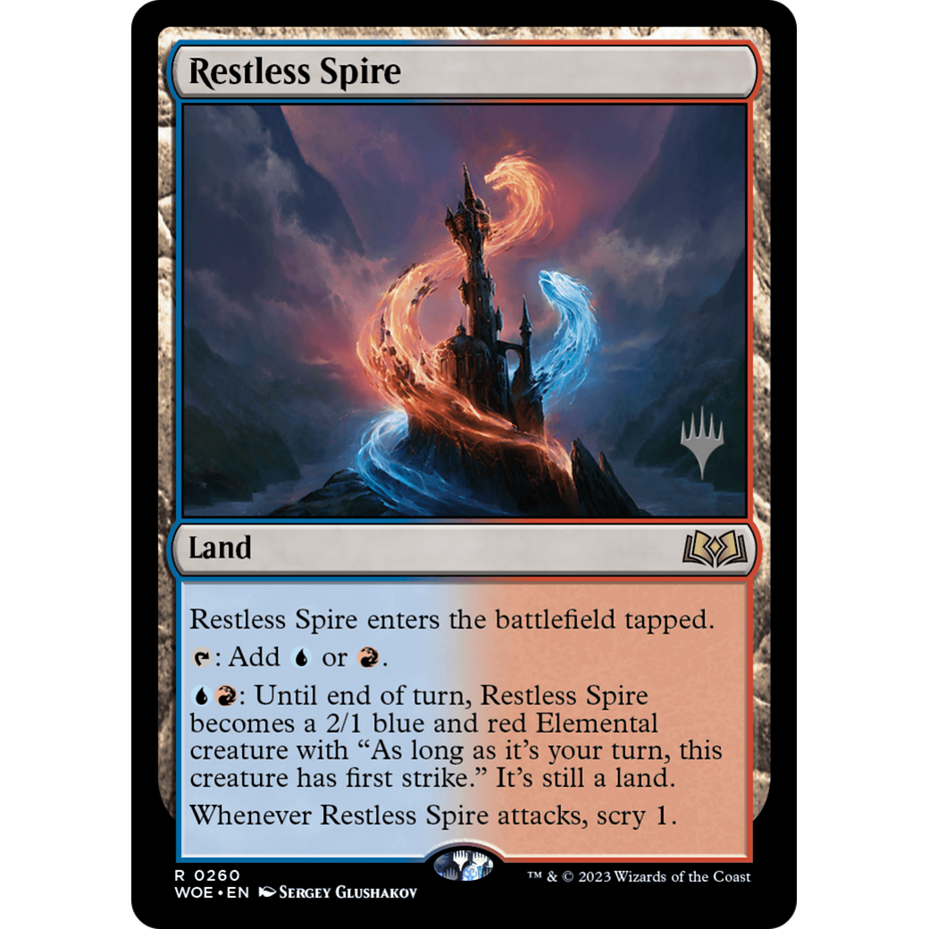 Restless Spire (PPWOE-260P) - Wilds of Eldraine Promos