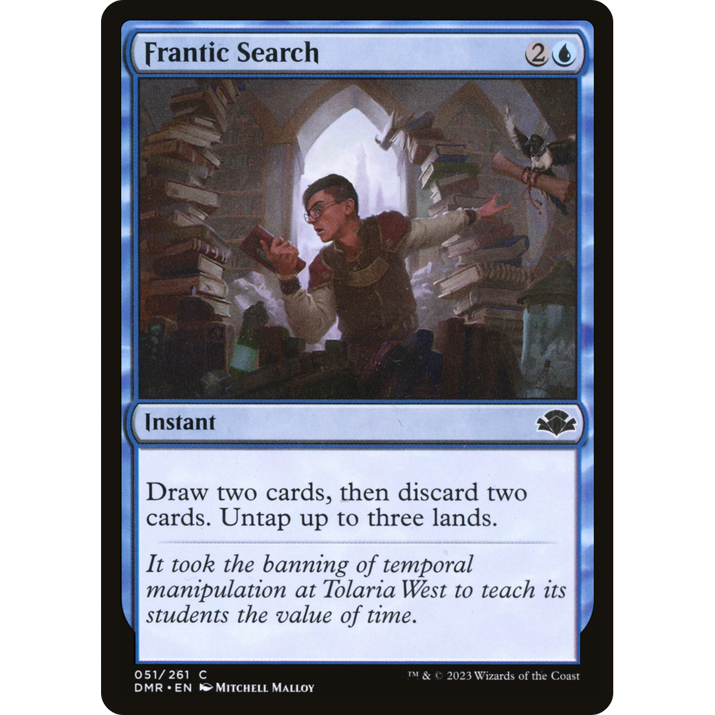 Frantic Search (DMR-051) - Dominaria Remastered Foil