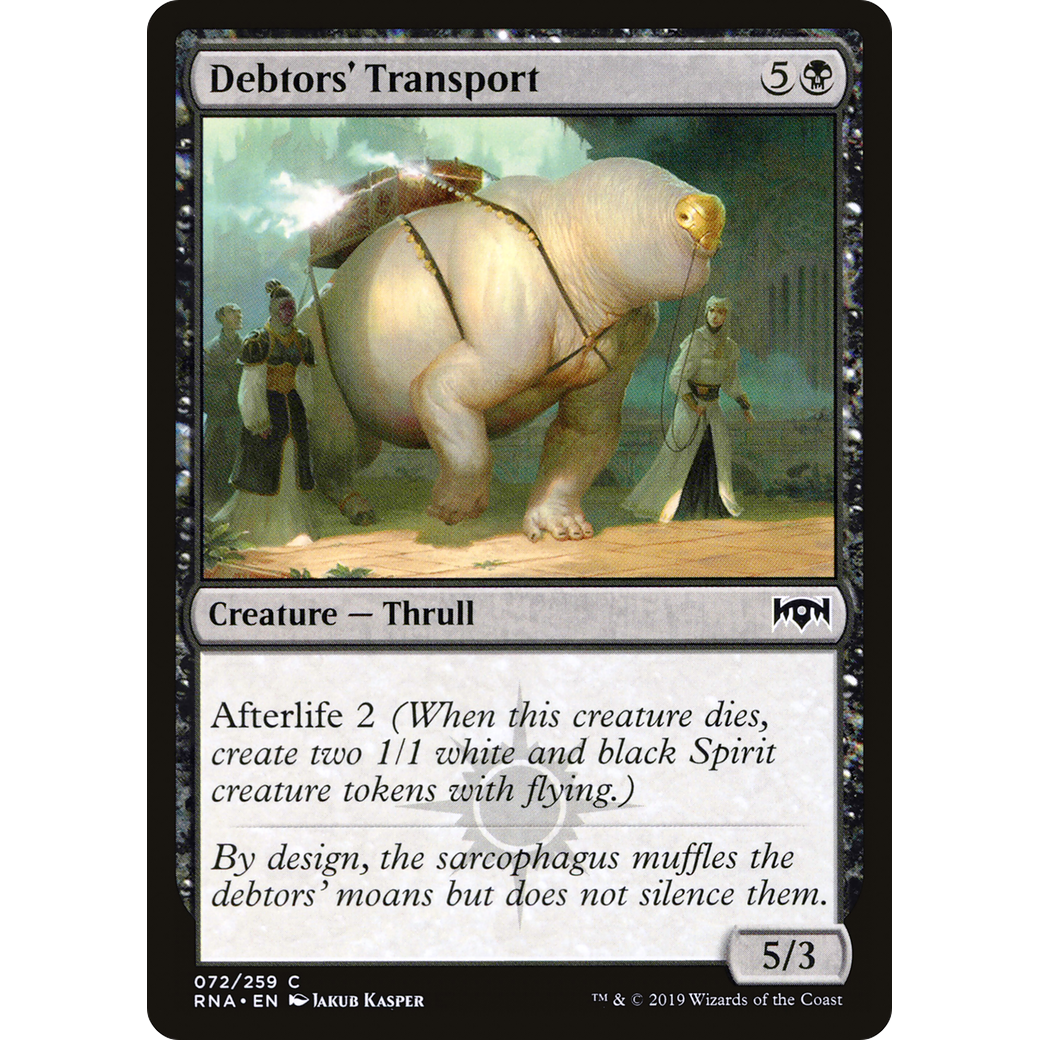 Debtors' Transport (RNA-072) - Ravnica Allegiance
