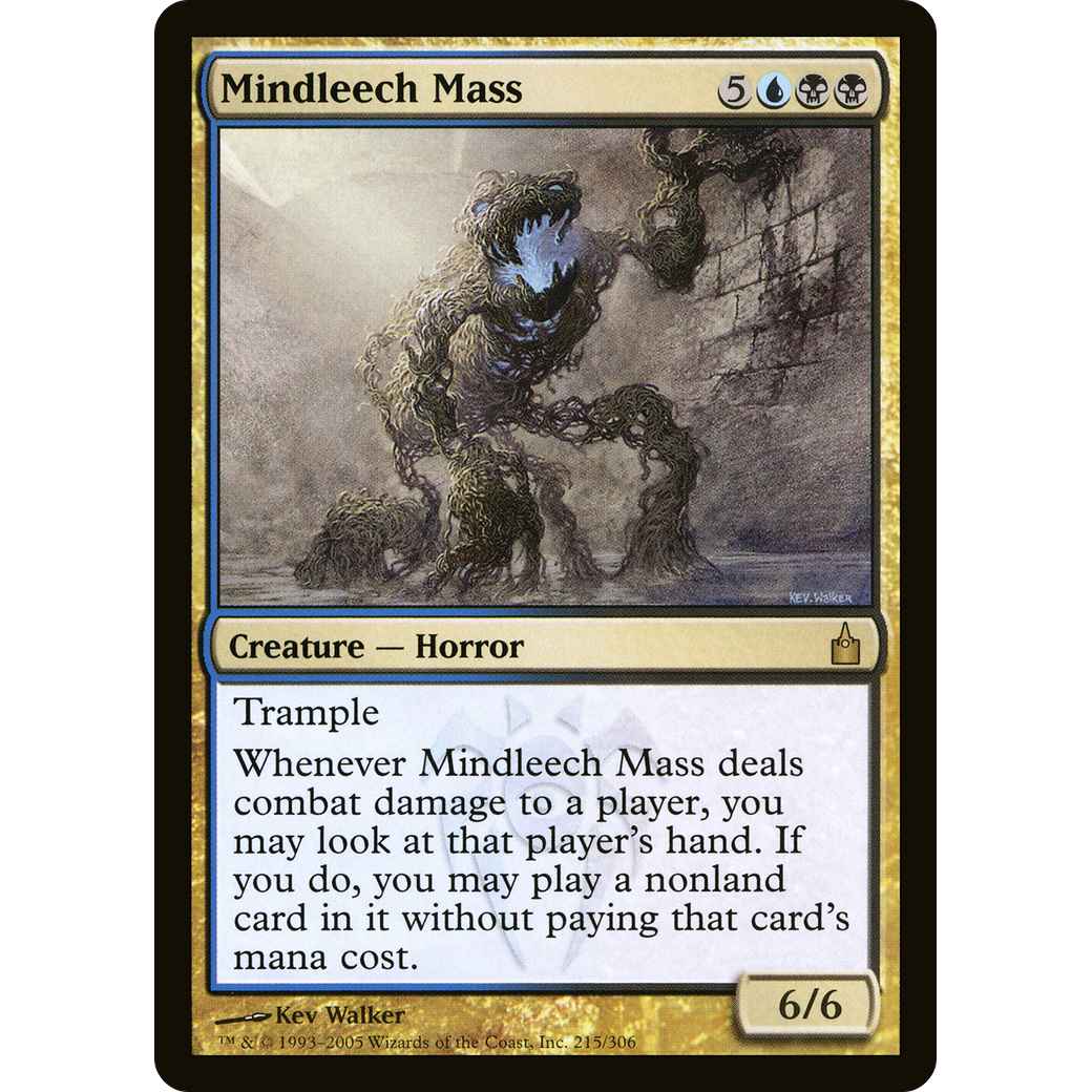 Mindleech Mass (RAV-215) - Ravnica: City of Guilds Foil