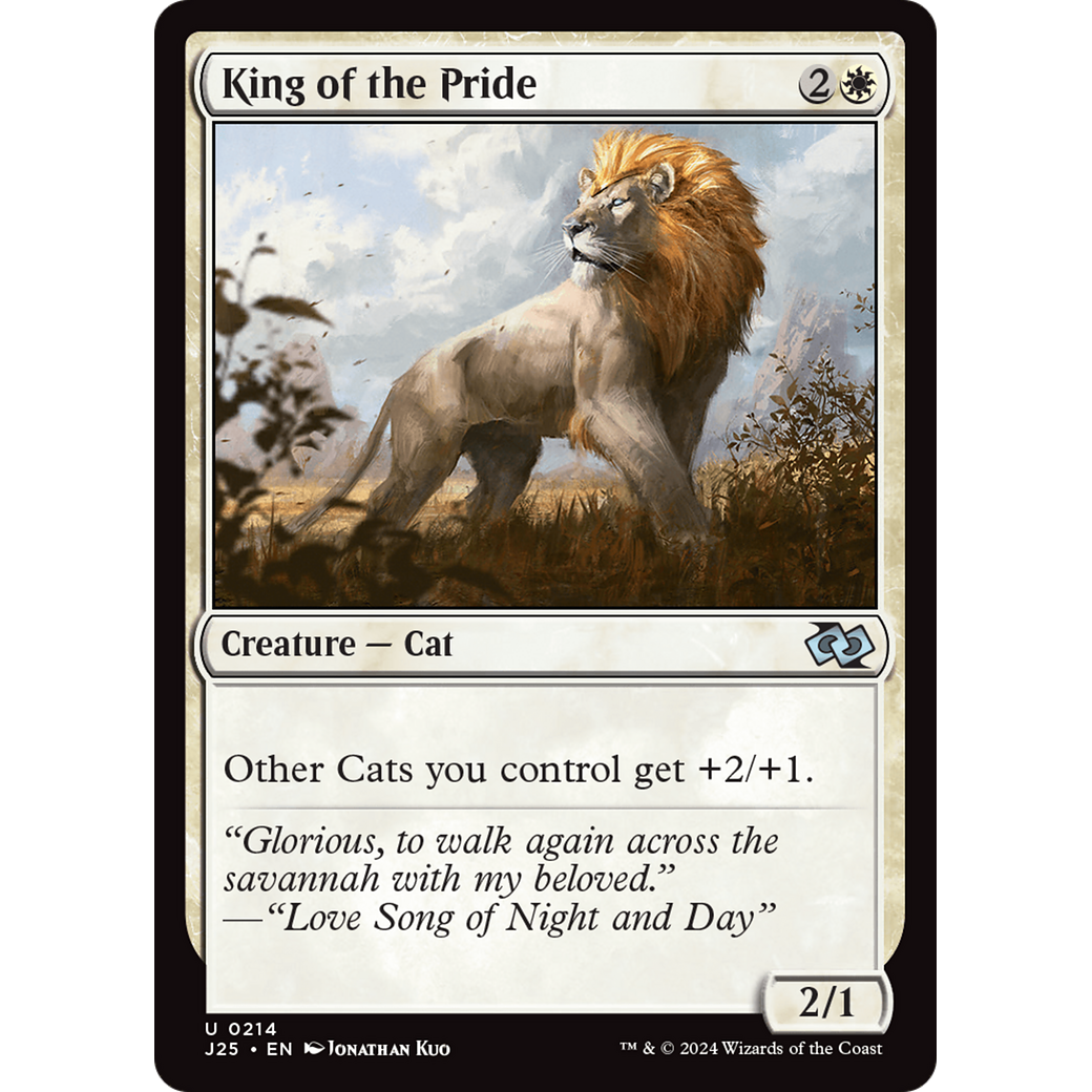 King of the Pride (J25-214) - Foundations Jumpstart