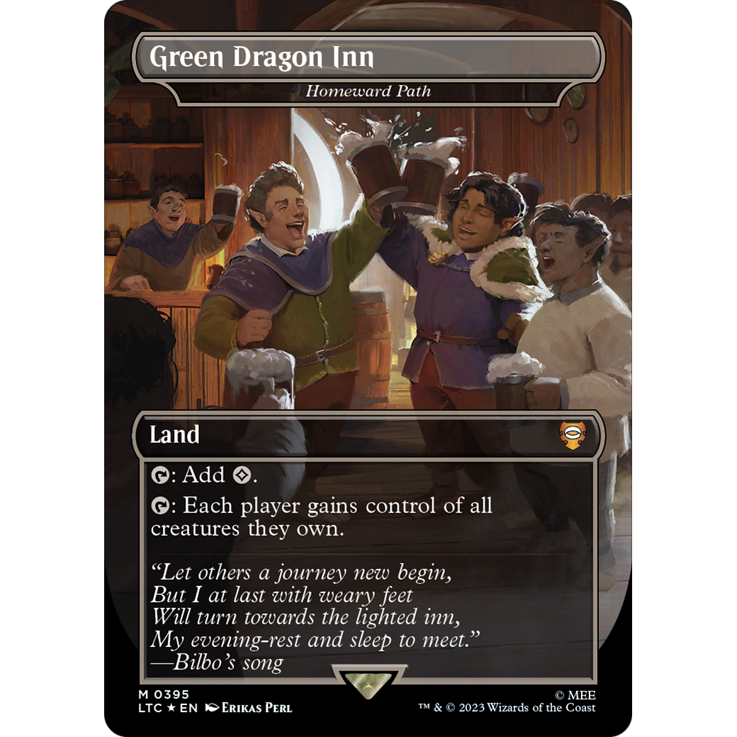 Homeward Path (LTC-395) - Tales of Middle-earth Commander / Green Dragon Inn (Borderless) Foil