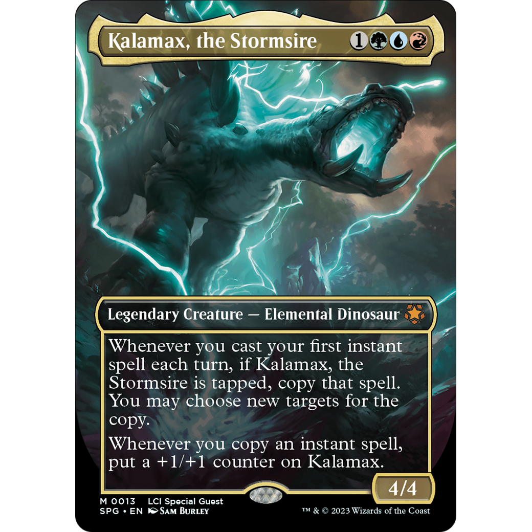 Kalamax, the Stormsire (Borderless) (SPG-013) - Special Guests (Borderless) Foil