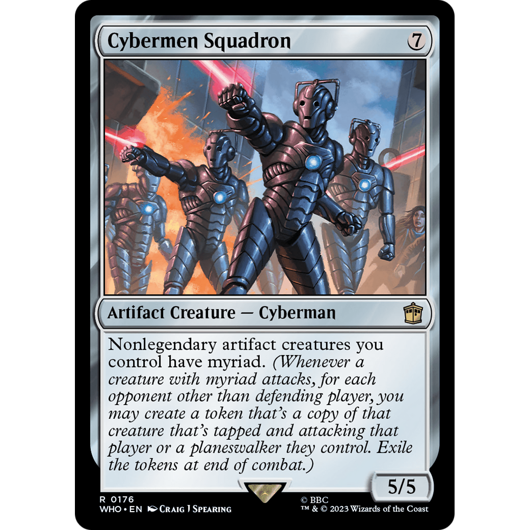 Cybermen Squadron (WHO-176) - Doctor Who