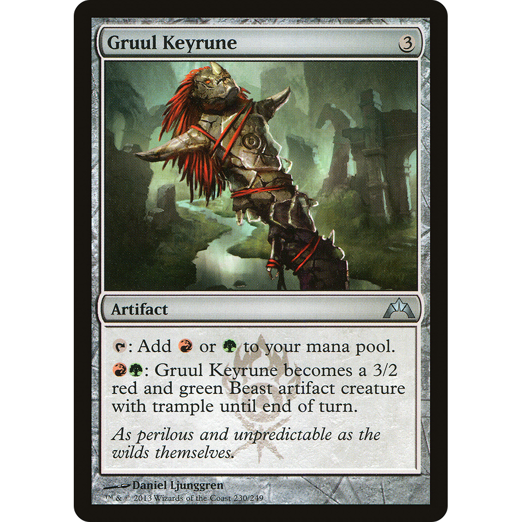 Gruul Keyrune (GTC-230) - Gatecrash