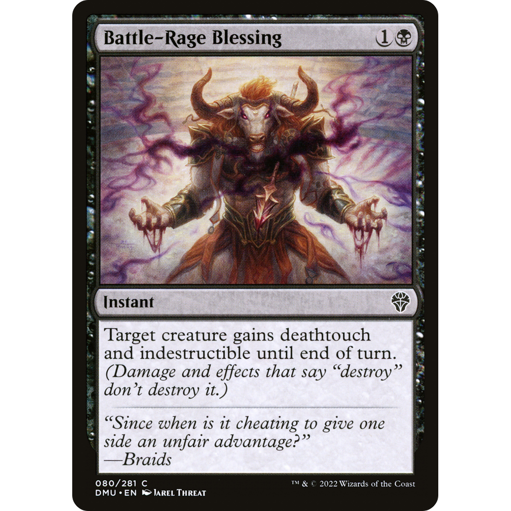 Battle-Rage Blessing (DMU-080) - Dominaria United Foil