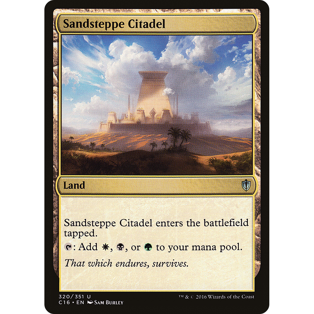 Sandsteppe Citadel (C16-320) - Commander 2016