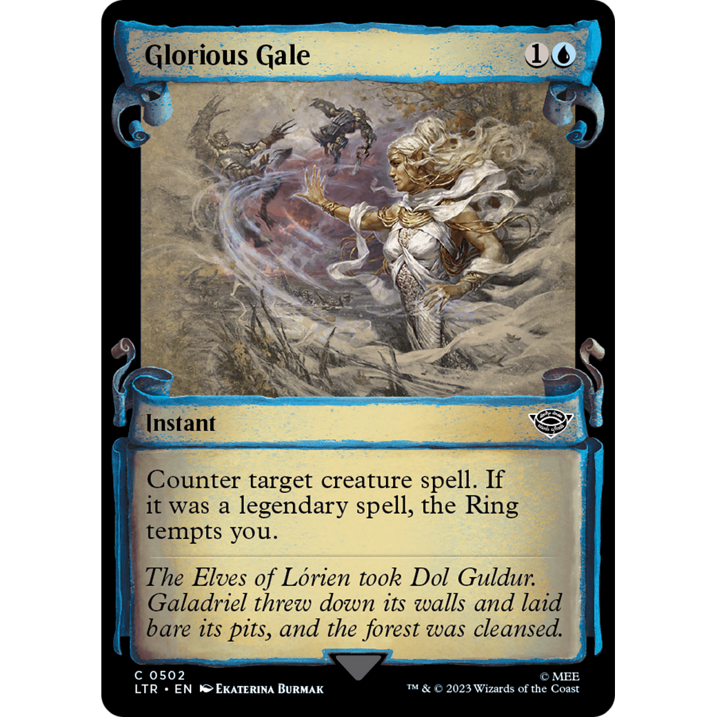 Glorious Gale (LTR-502) - The Lord of the Rings: Tales of Middle-earth: (Showcase) Foil