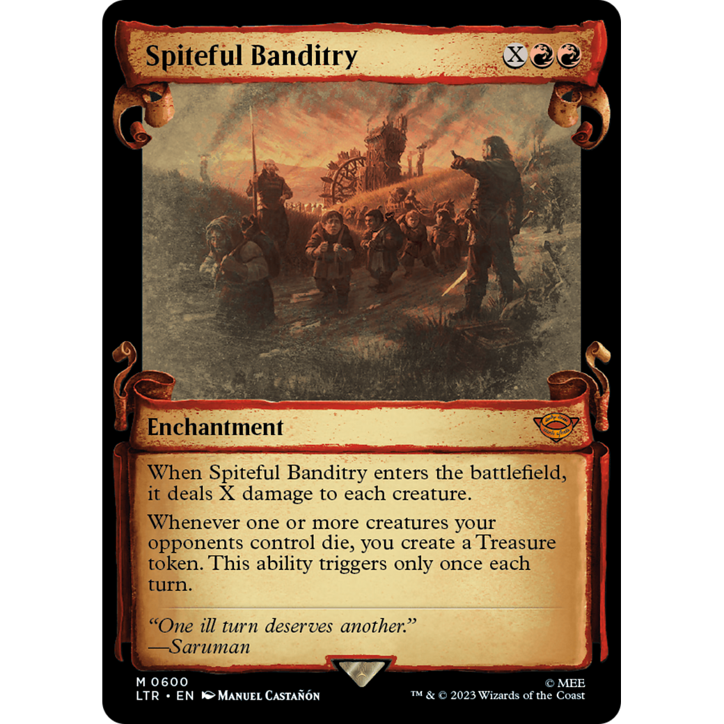 Spiteful Banditry (LTR-600) - The Lord of the Rings: Tales of Middle-earth: (Showcase)