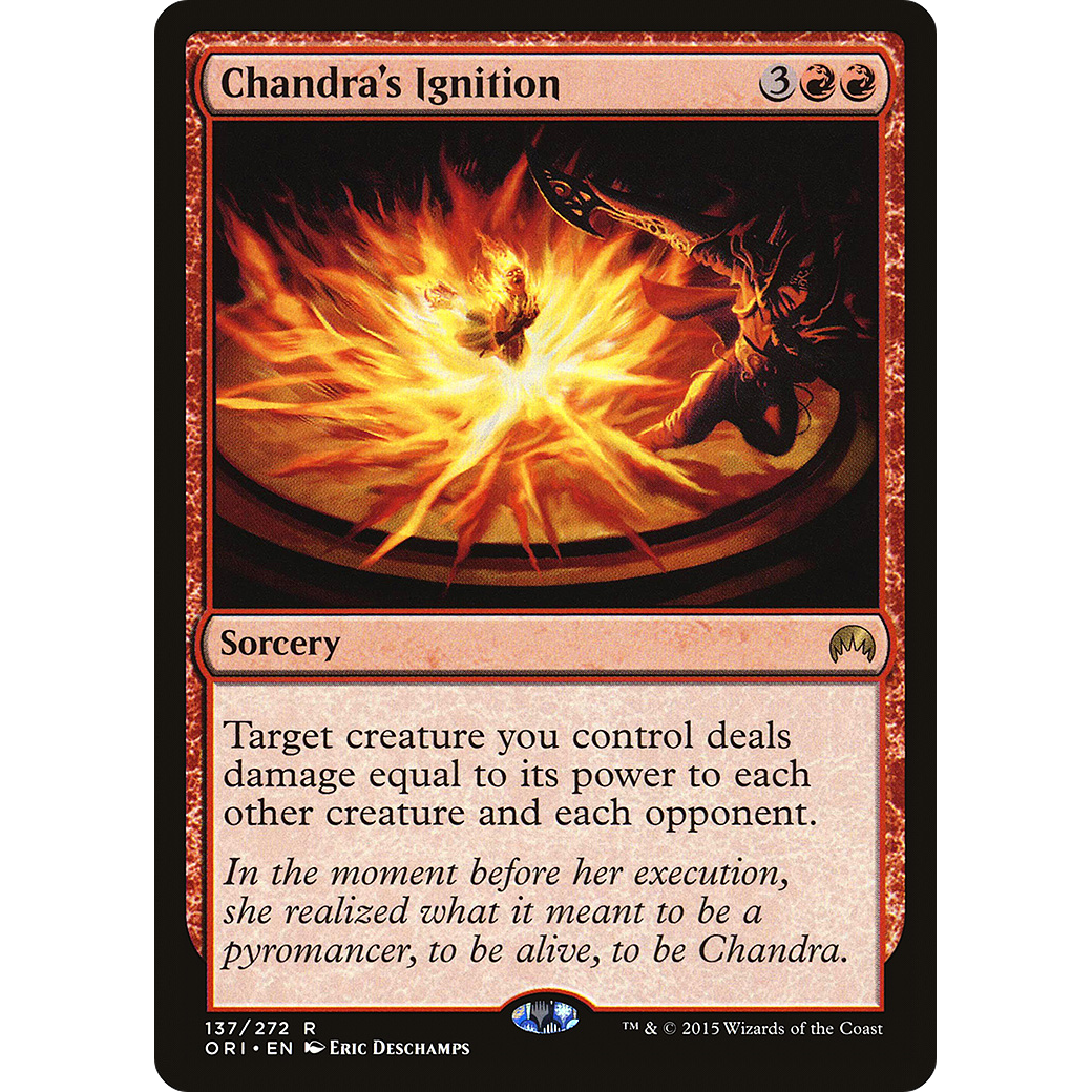 Chandra's Ignition (ORI-137) - Magic Origins Foil