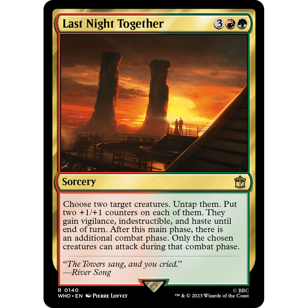 Last Night Together (WHO-140) - Doctor Who