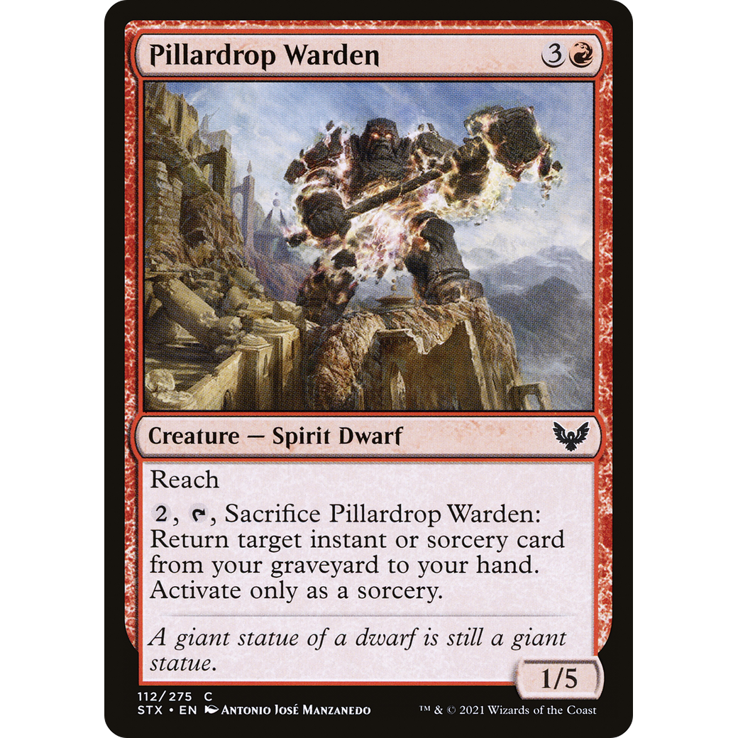 Pillardrop Warden (STX-112) - Strixhaven: School of Mages