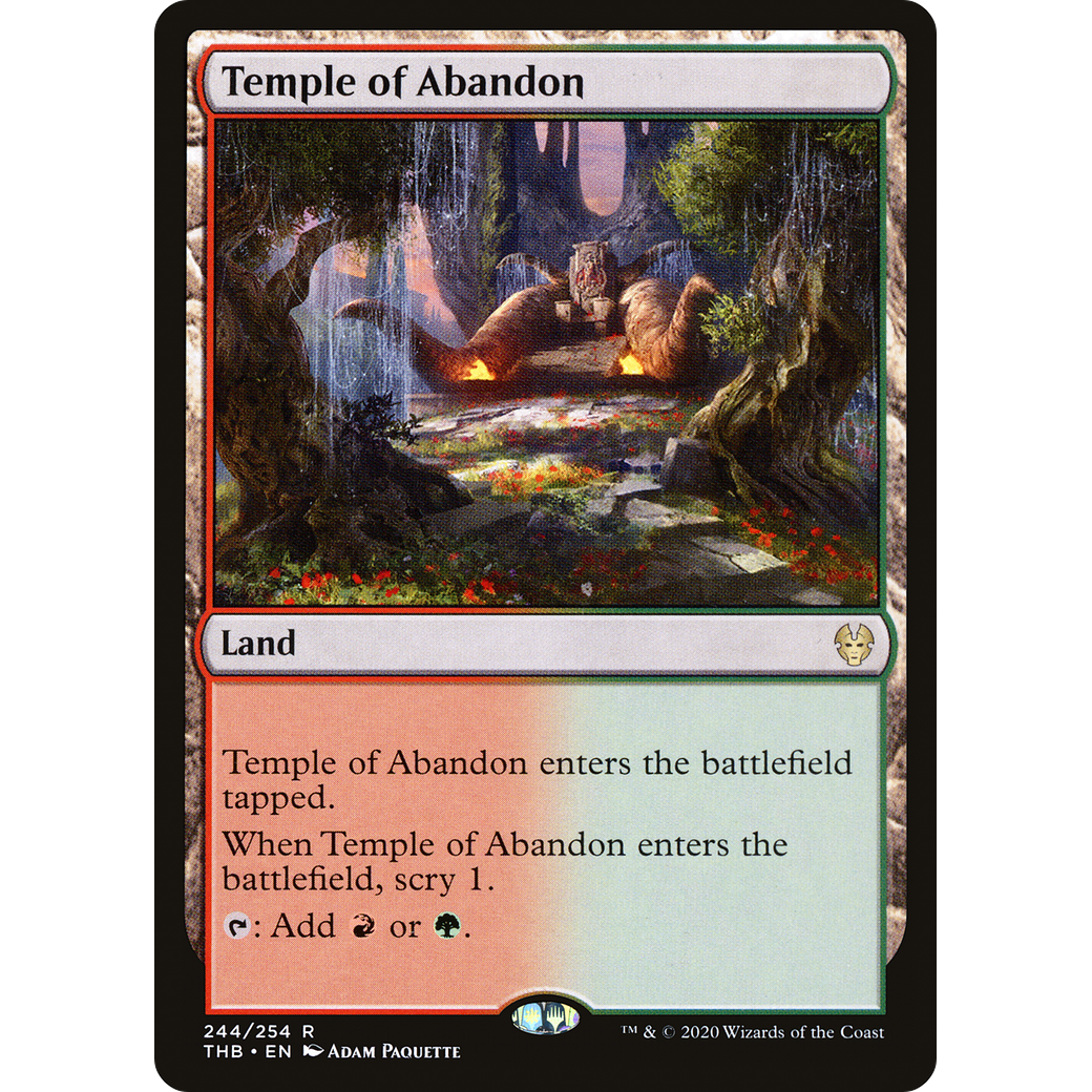 Temple of Abandon (THB-244) - Theros Beyond Death