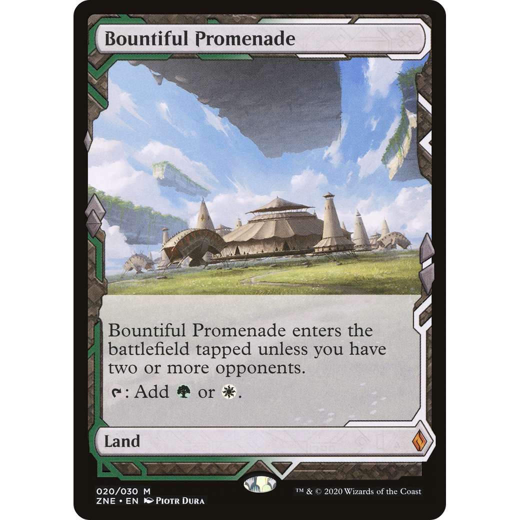 Bountiful Promenade (ZNE-020) - Zendikar Rising Expeditions Foil
