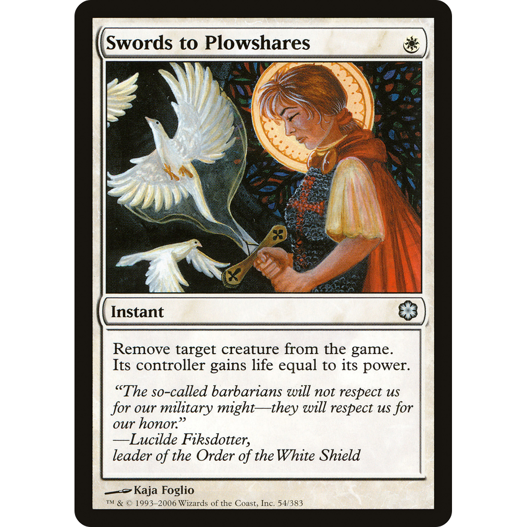 Swords to Plowshares (CTD-054) - Coldsnap Theme Decks