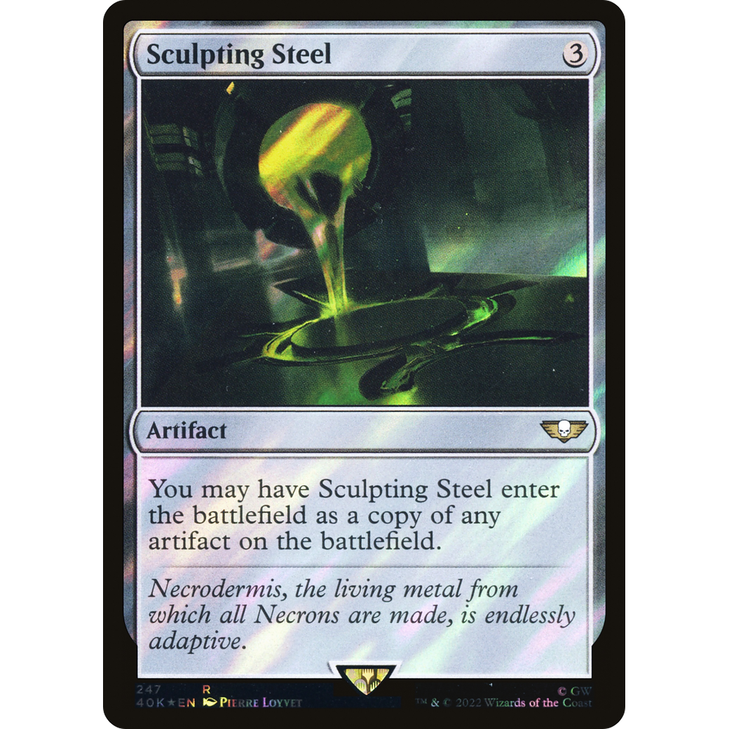 Sculpting Steel (40K-247) - Warhammer 40,000 Commander Foil