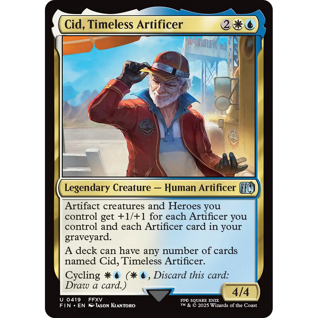 Cid, Timeless Artificer (0419) (FIN-419) - FINAL FANTASY Foil