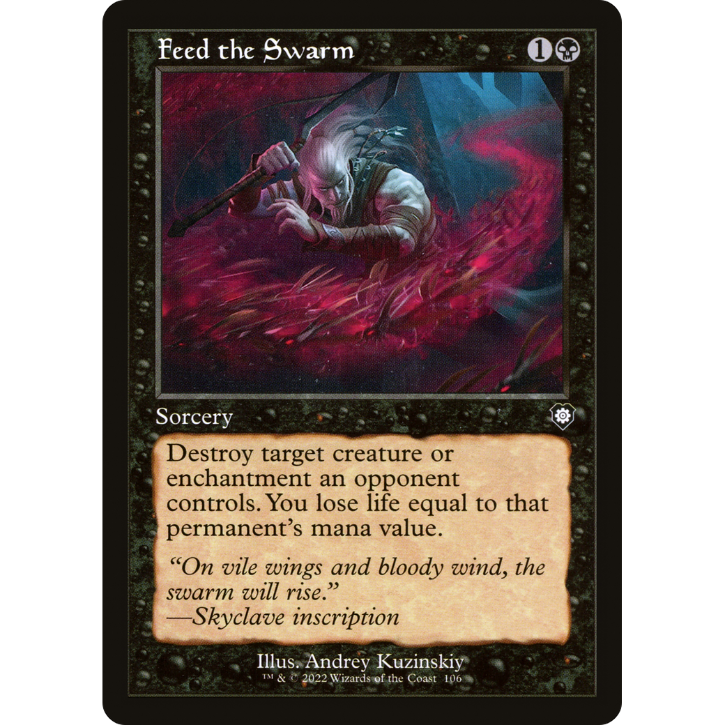 Feed the Swarm (Retro Frame) (BRC-106) - The Brothers' War Commander