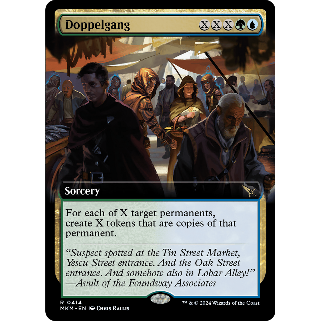 Doppelgang (MKM-414) - Murders at Karlov Manor: (Extended Art) Foil