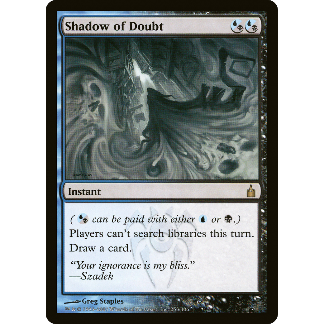 Shadow of Doubt (RAV-253) - Ravnica: City of Guilds