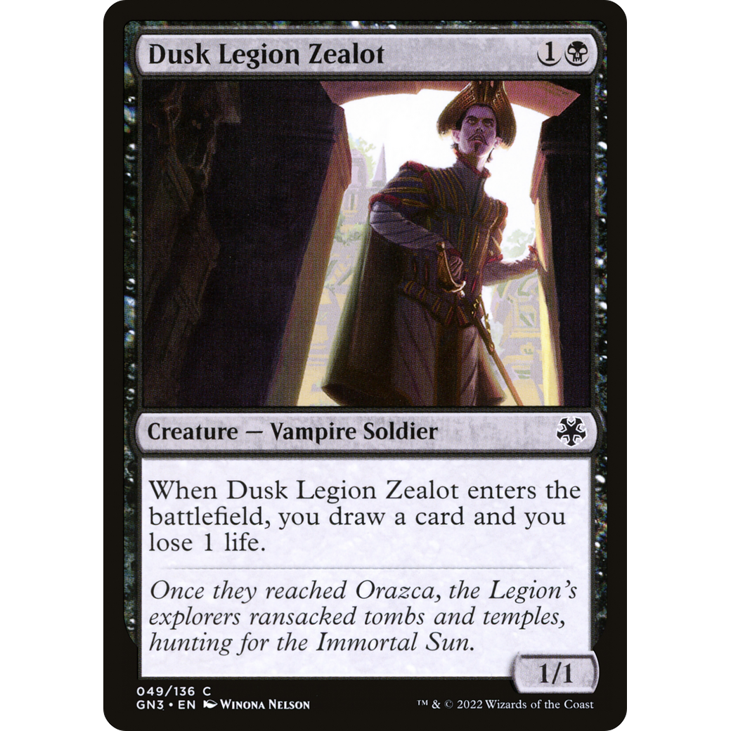 Dusk Legion Zealot (GN3-049) - Game Night: Free-for-All
