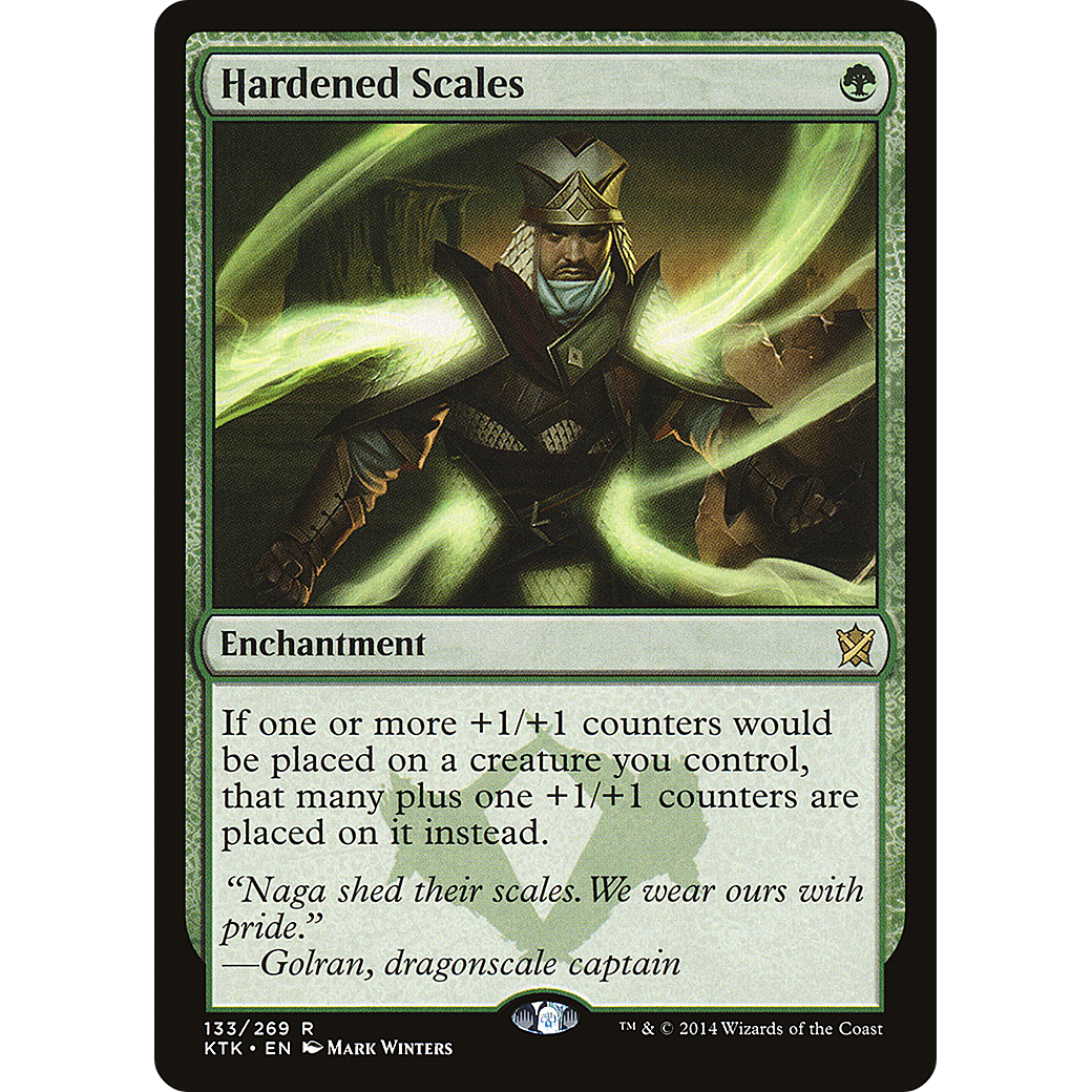 Hardened Scales (KTK-133) - Khans of Tarkir Foil