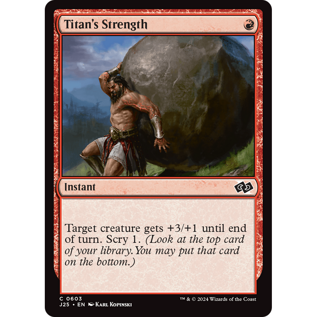 Titan's Strength (J25-603) - Foundations Jumpstart