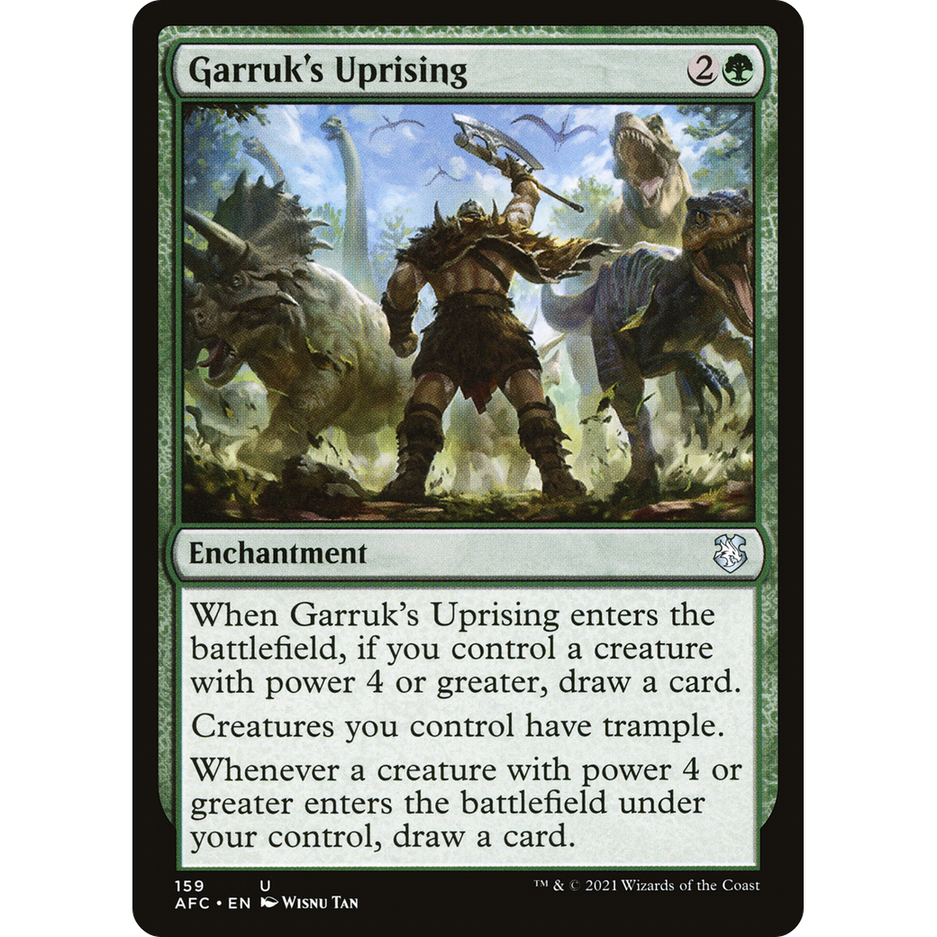 Garruk's Uprising (AFC-159) - Forgotten Realms Commander