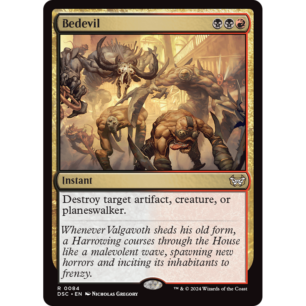 Bedevil (DSC-084) - Duskmourn: House of Horror Commander