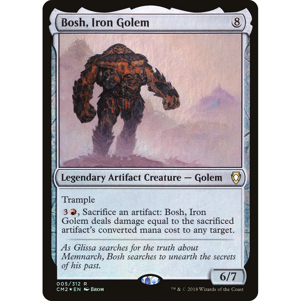 Bosh, Iron Golem (CM2-005) - Commander Anthology Volume II Foil