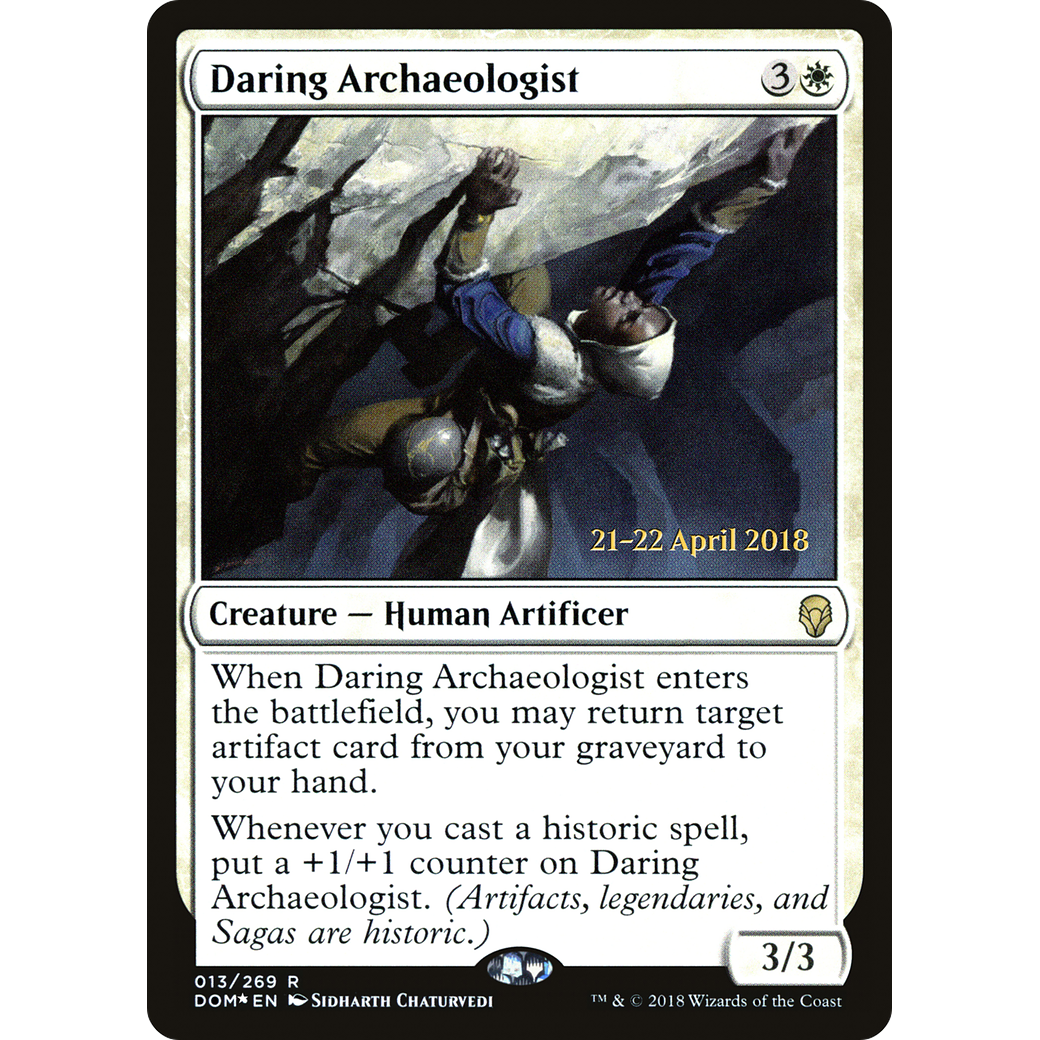 Daring Archaeologist (PRE-013) - Dominaria Promos Foil