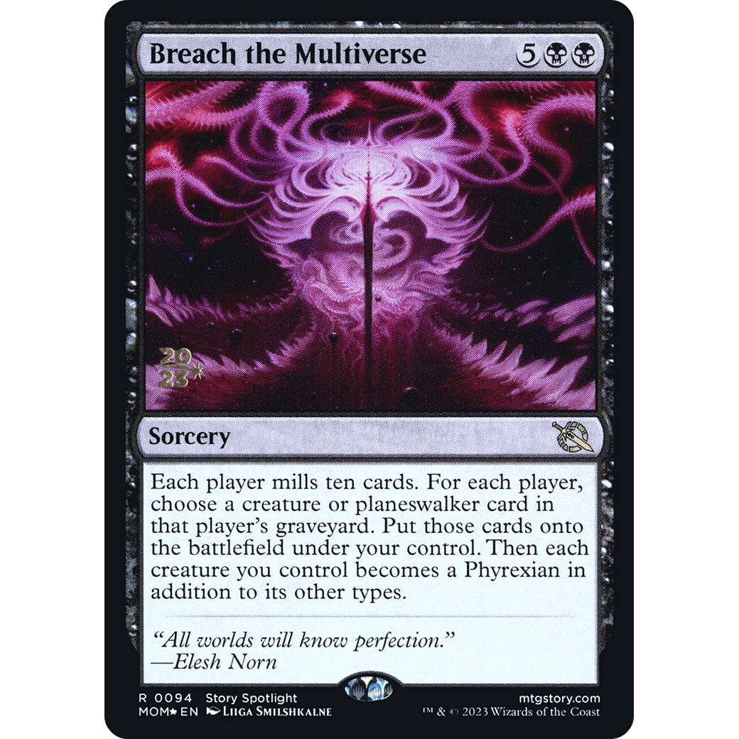 Breach the Multiverse (PRE-94S) - March of the Machine Promos Foil