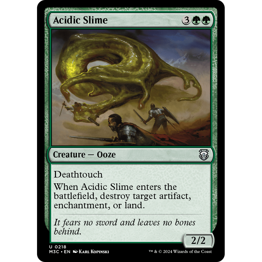 Acidic Slime (M3C-218) - Modern Horizons 3 Commander Foil