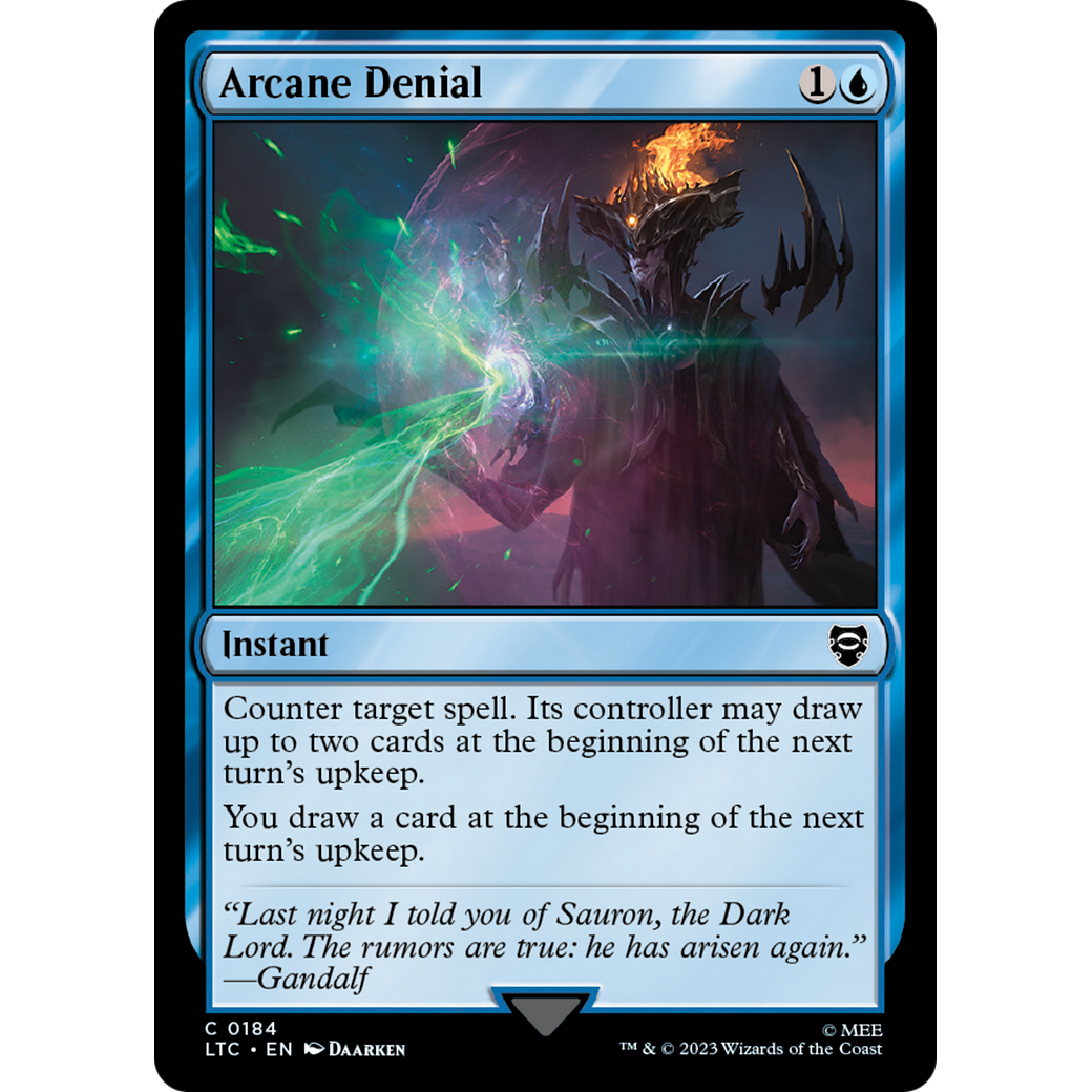 Arcane Denial (LTC-184) - Tales of Middle-earth Commander