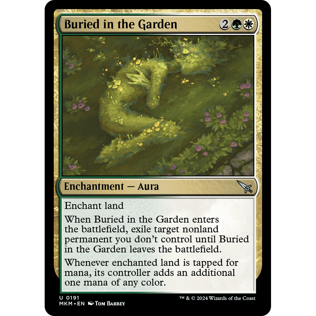 Buried in the Garden (MKM-191) - Murders at Karlov Manor Foil