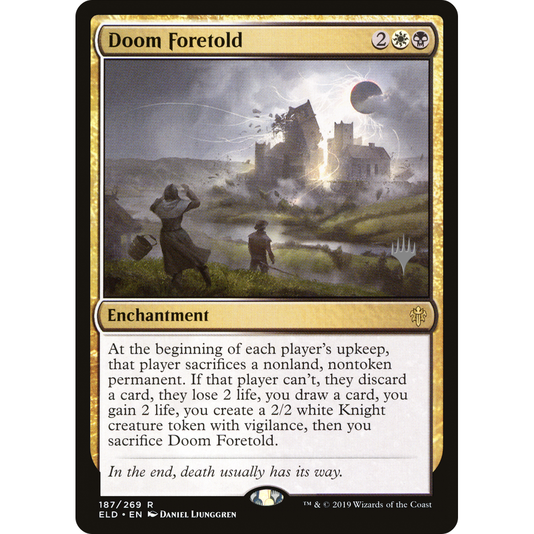 Doom Foretold (PPELD-187) - Throne of Eldraine Promos