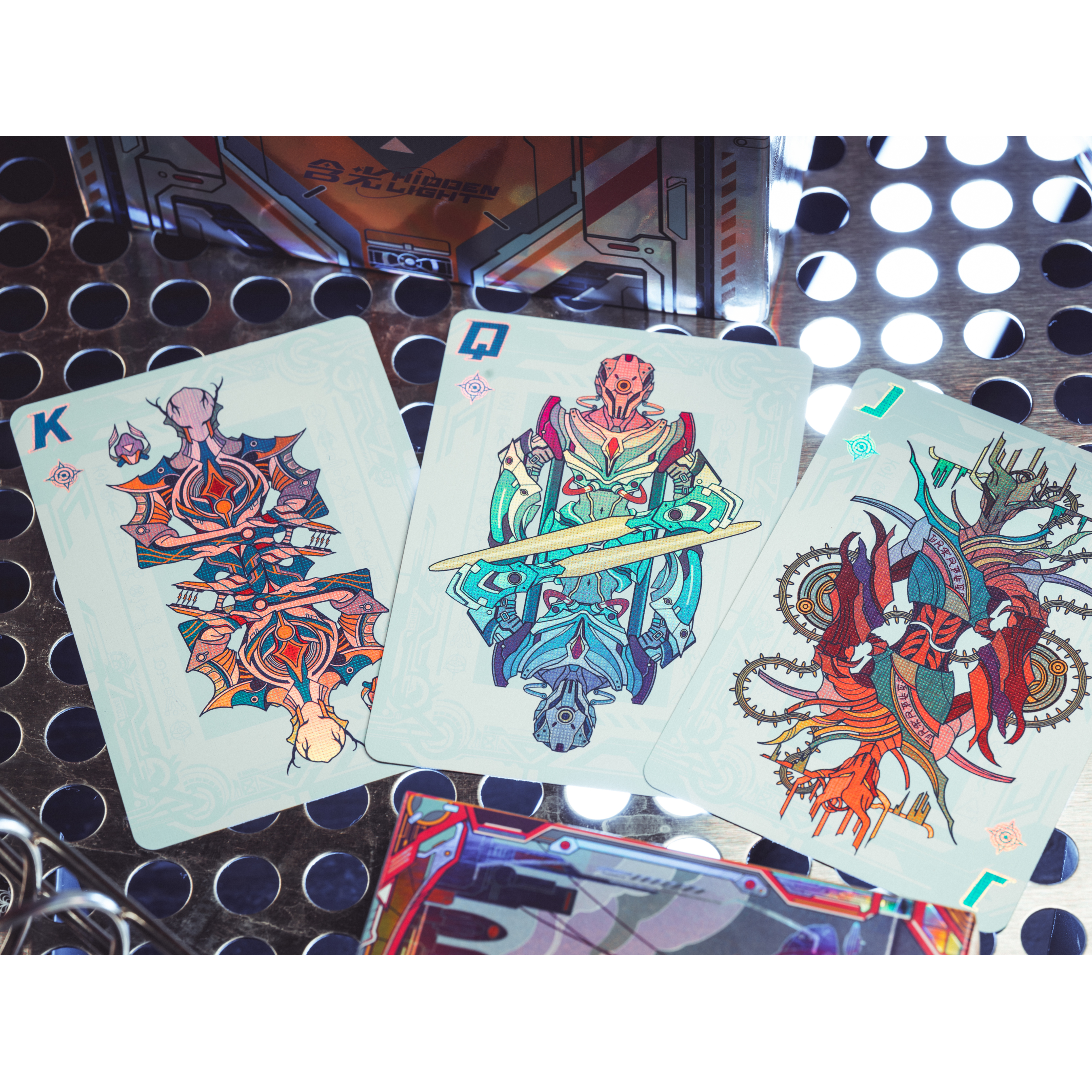 The Flying Saucer Cyberpunk Playing Cards: Native-Standard Deck