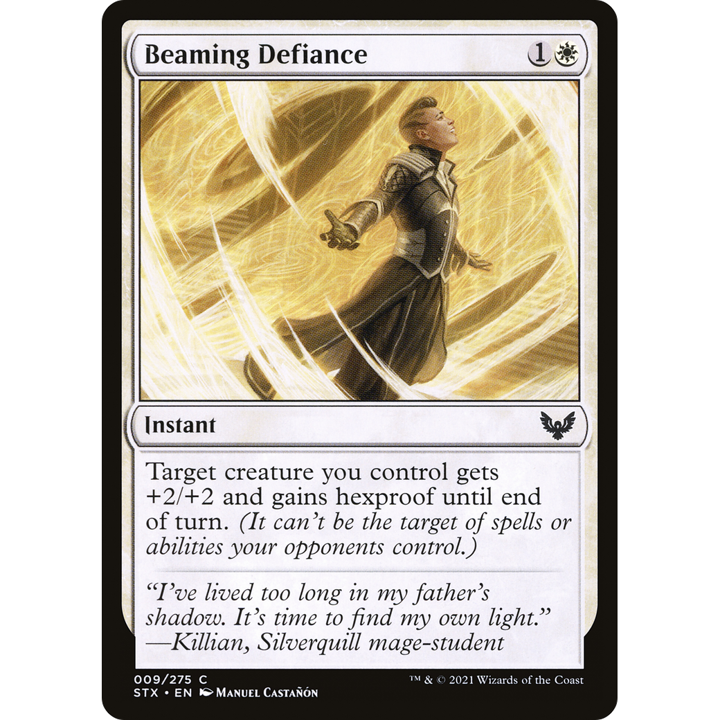 Beaming Defiance (STX-009) - Strixhaven: School of Mages