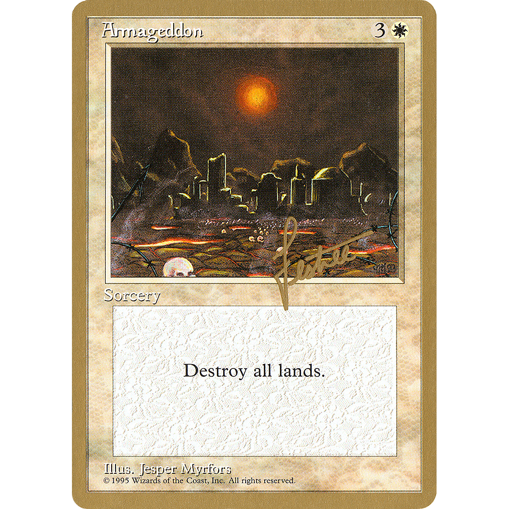 Armageddon - 1996 Bertrand Lestree (4ED) (WCD-) - Pro Tour Collector Set