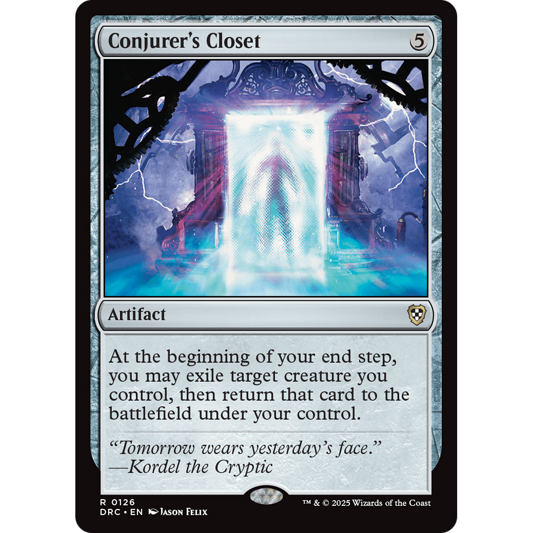 Conjurer's Closet (DRC-126) - Commander: Aetherdrift Foil