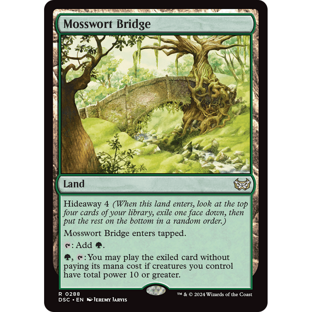 Mosswort Bridge (DSC-288) - Duskmourn: House of Horror Commander