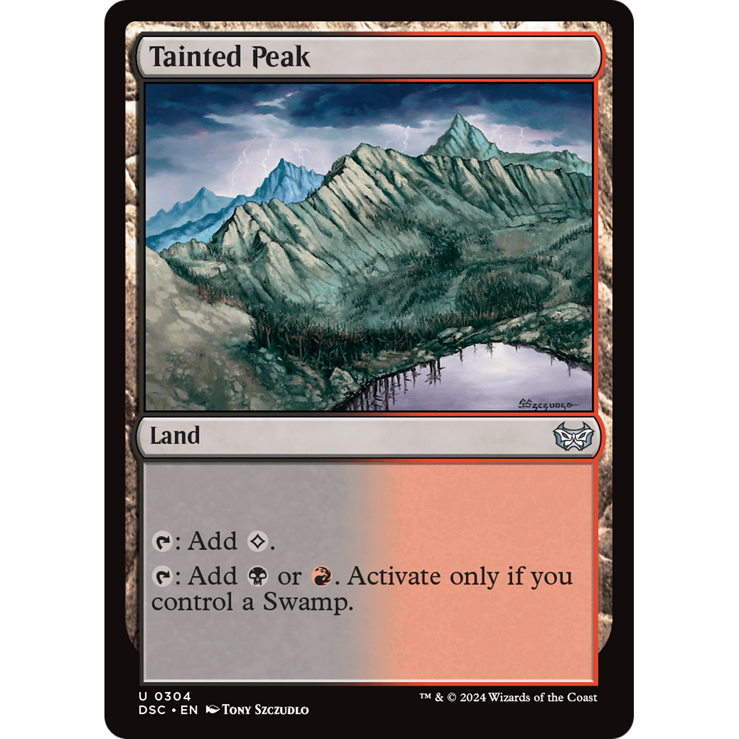 Tainted Peak (DSC-304) - Duskmourn: House of Horror Commander