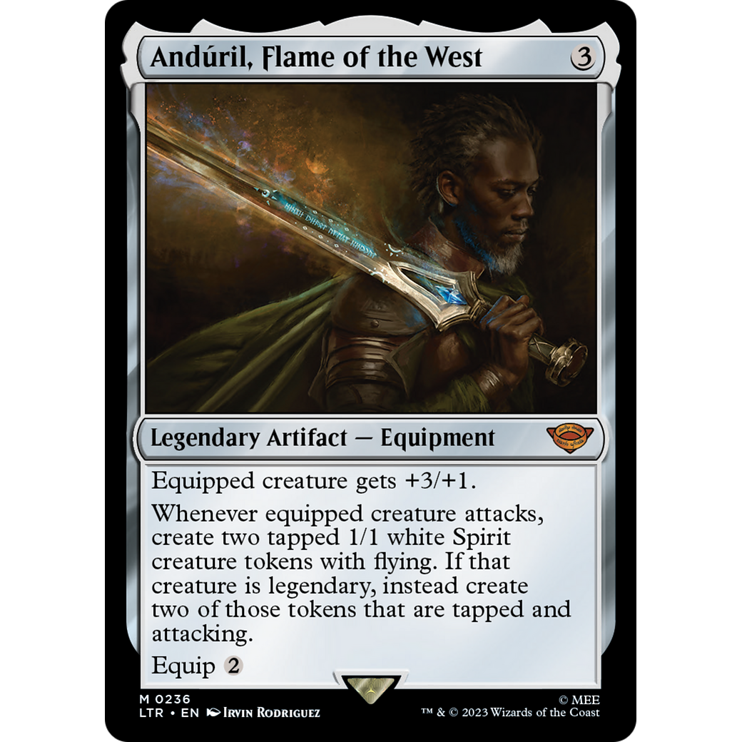 Andúril, Flame of the West (LTR-236) - The Lord of the Rings: Tales of Middle-earth Foil