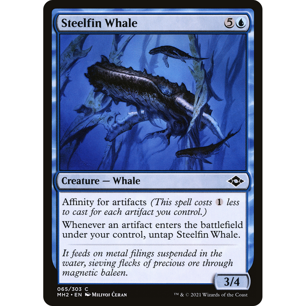 Steelfin Whale (MH2-065) - Modern Horizons 2 Foil